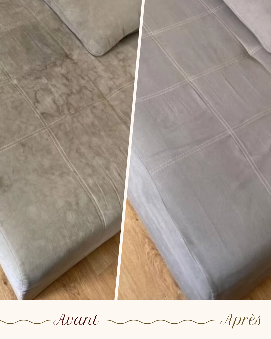 Avant / après — Canapé tissu (Canapés & fauteuils)